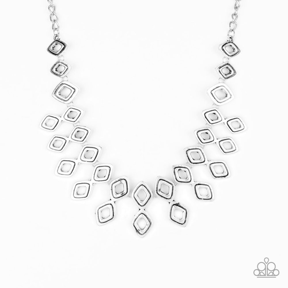 Geocentric Silver Necklace